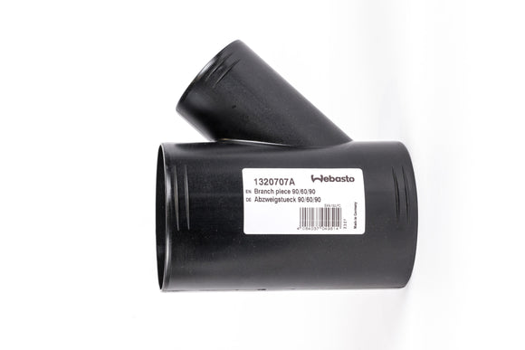 Webasto 90mm x 90mm x 60mm Duct Y 1320707A