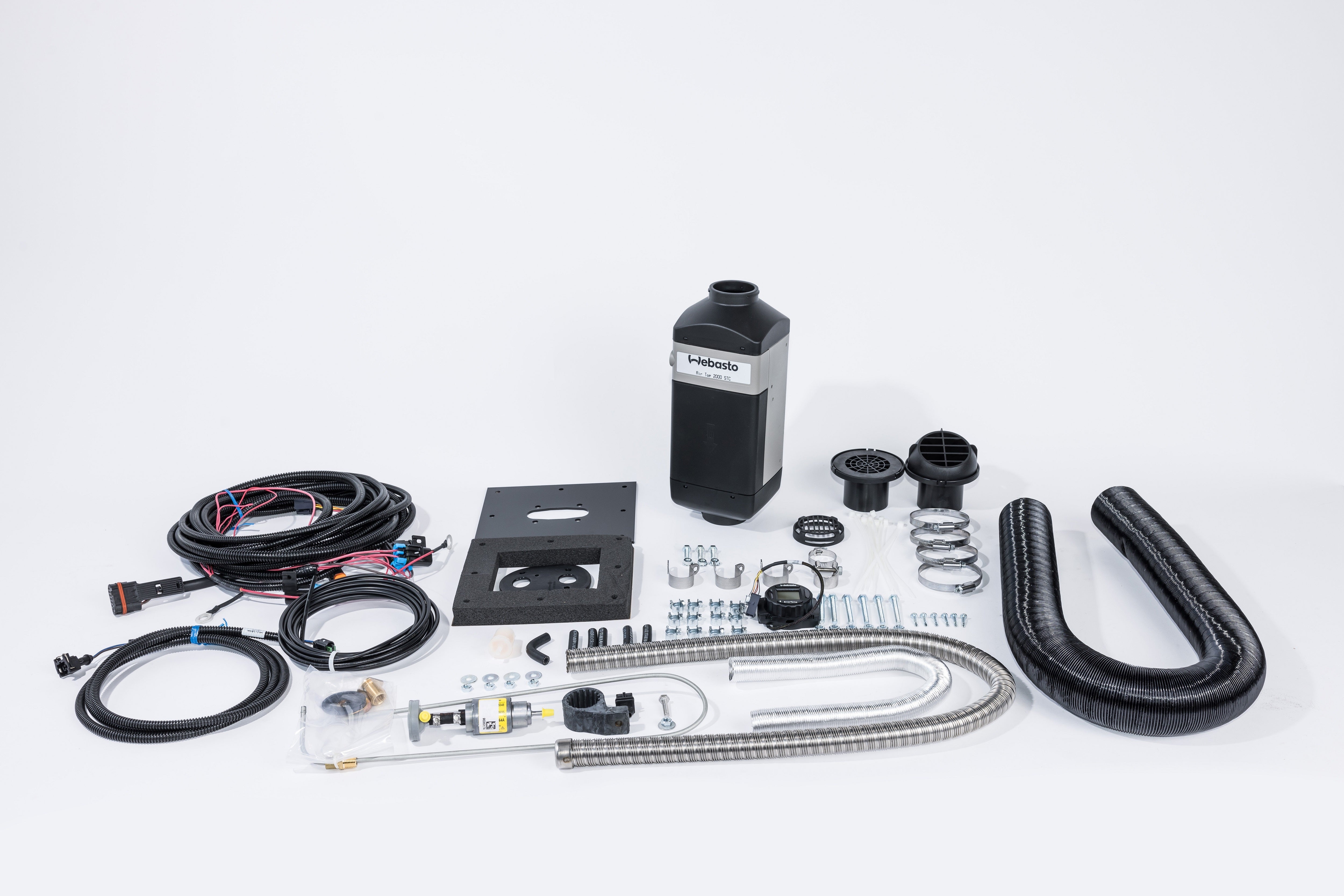 Webasto Air Top 2000STC 12v 2kW Diesel Heater Kit CO2 Adjusted 6400' 90-3-0031